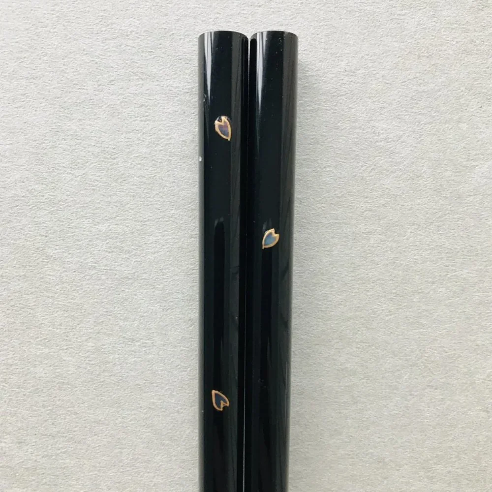New Wajima Nuri Chopsticks set, pearl of mother inlay, Artisan Handcrafted Japan